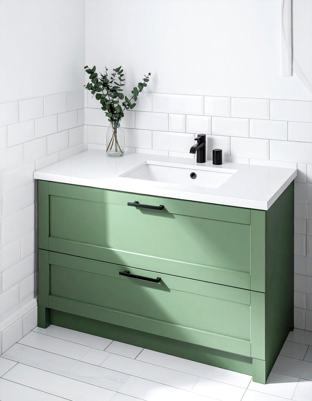 Paint Bathroom Vanity - 30 DIY bathroom remodel ideas