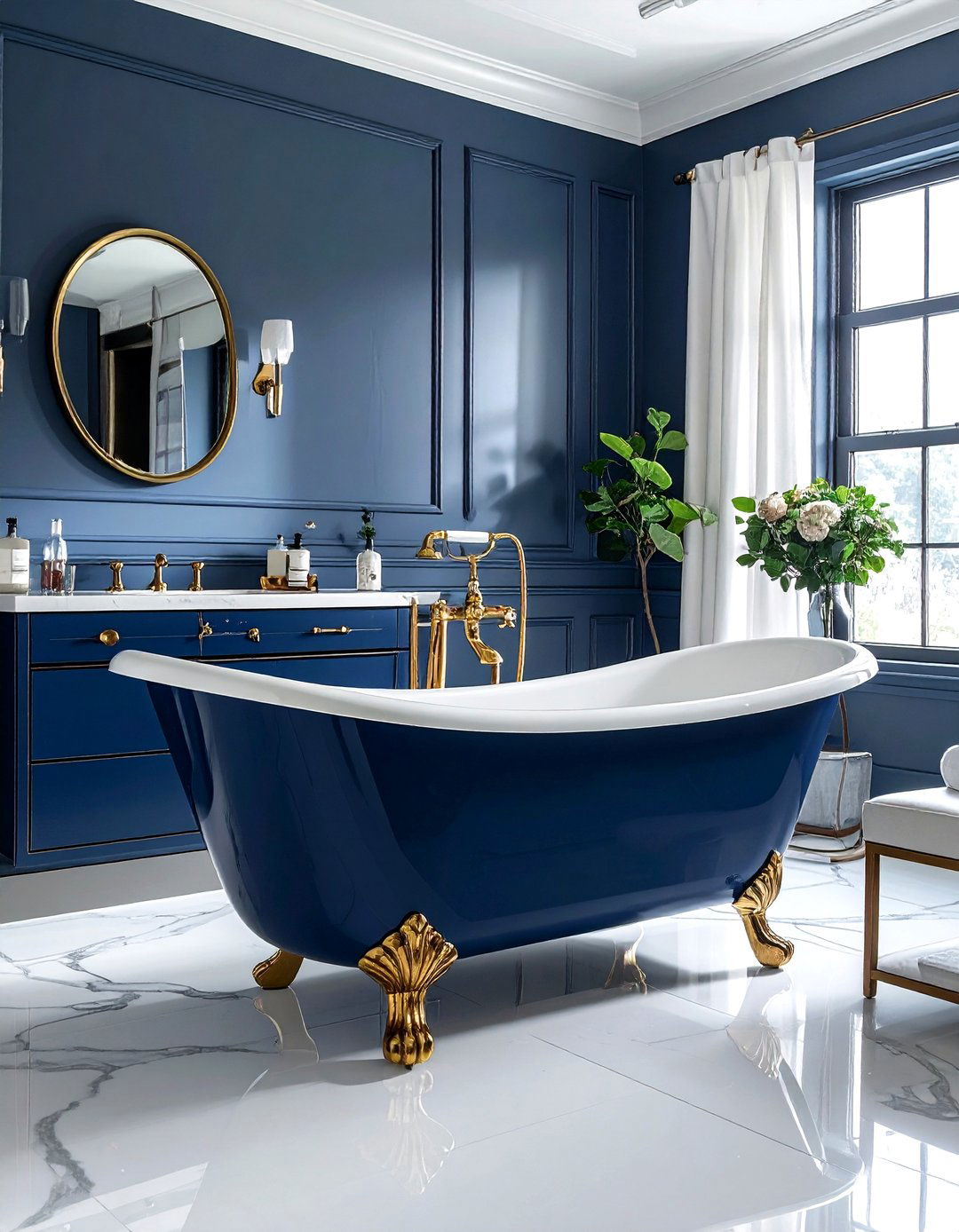 Paint Bathtub Exterior - 30 DIY bathroom remodel ideas