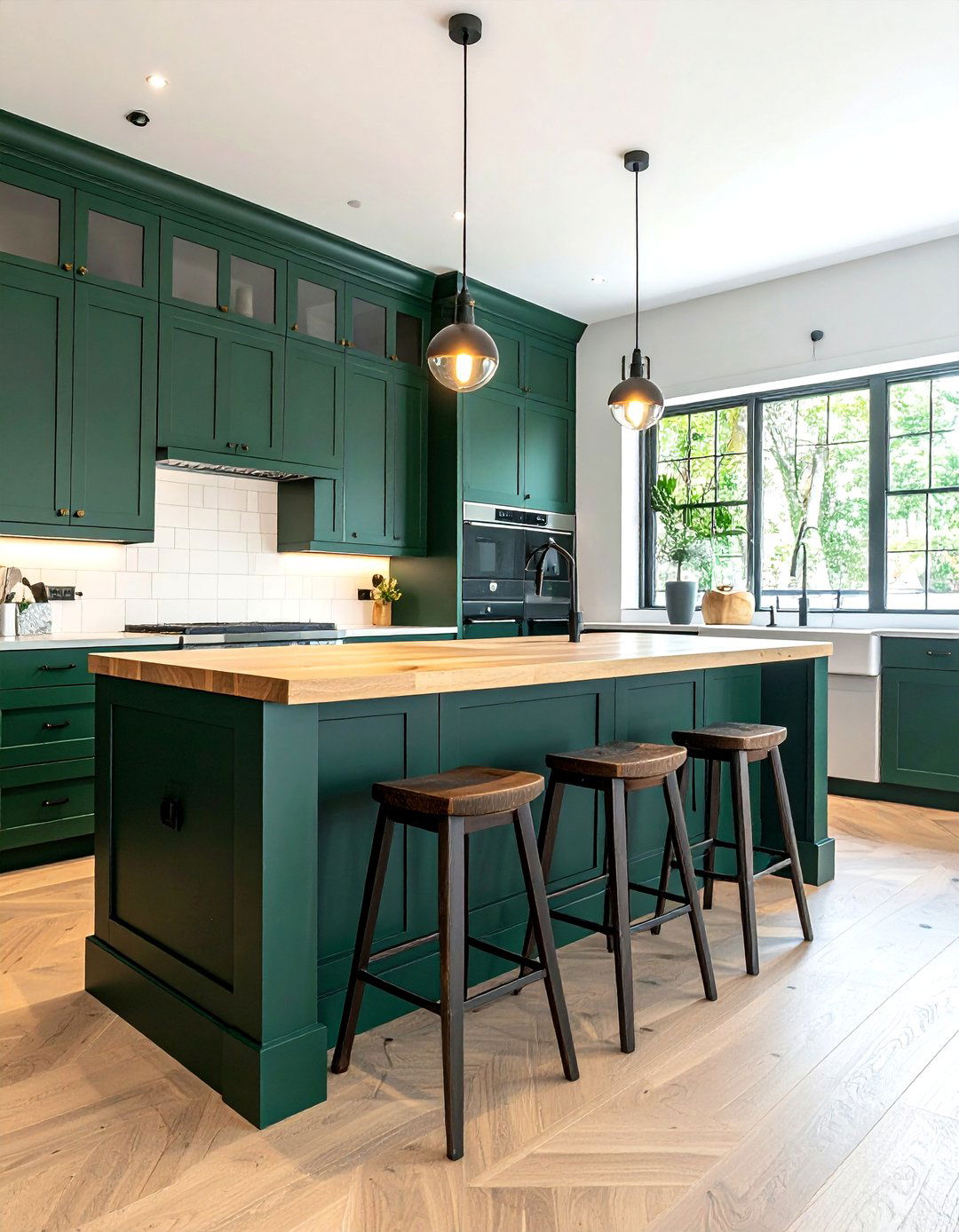 Paint Kitchen Island - 30 weekend kitchen project ideas