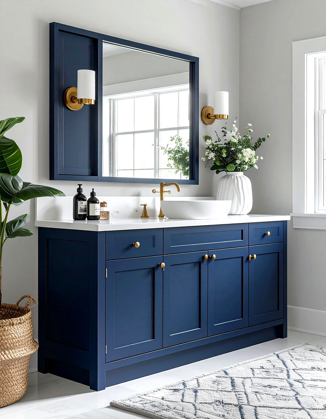 Paint bathroom cabinets - 30 cheap bathroom remodel ideas