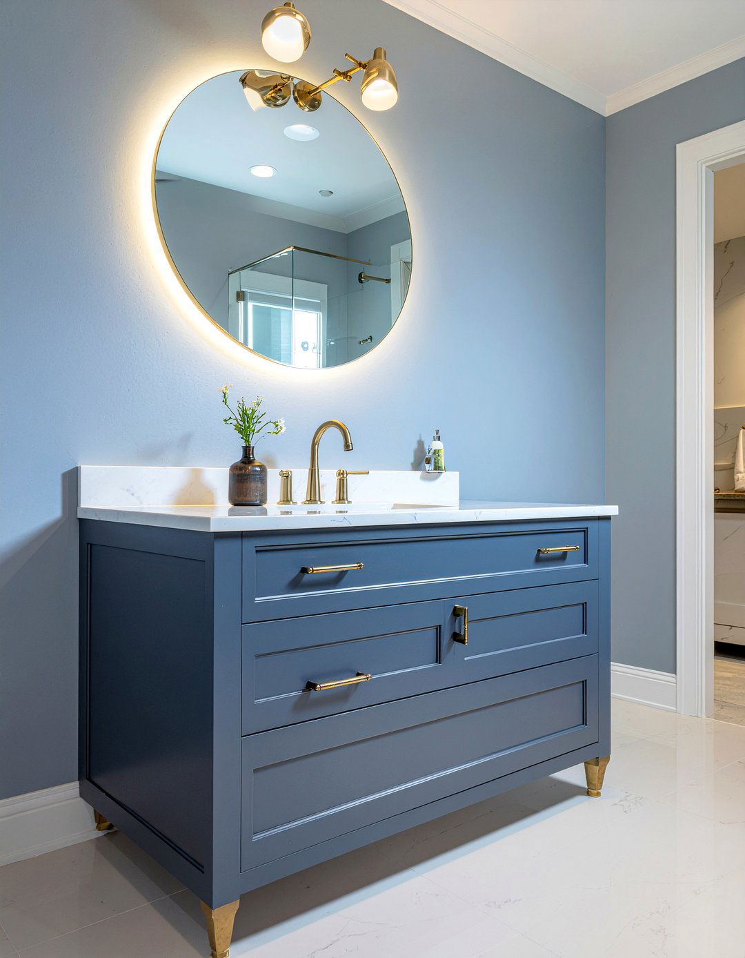 Paint bathroom vanity - 30 low cost bathroom makeover ideas