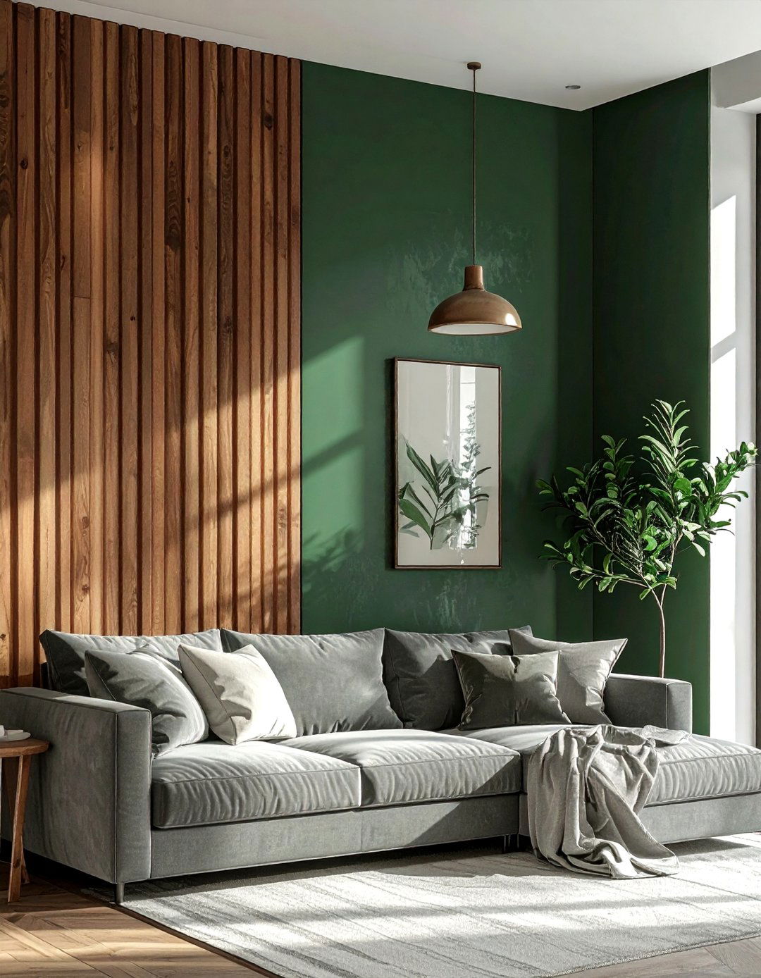 Painted Accent Wall - 30 inexpensive decor ideas