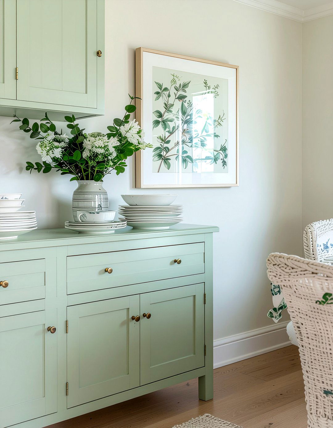 Painted China Cabinet - 30 dining room china cabinet ideas