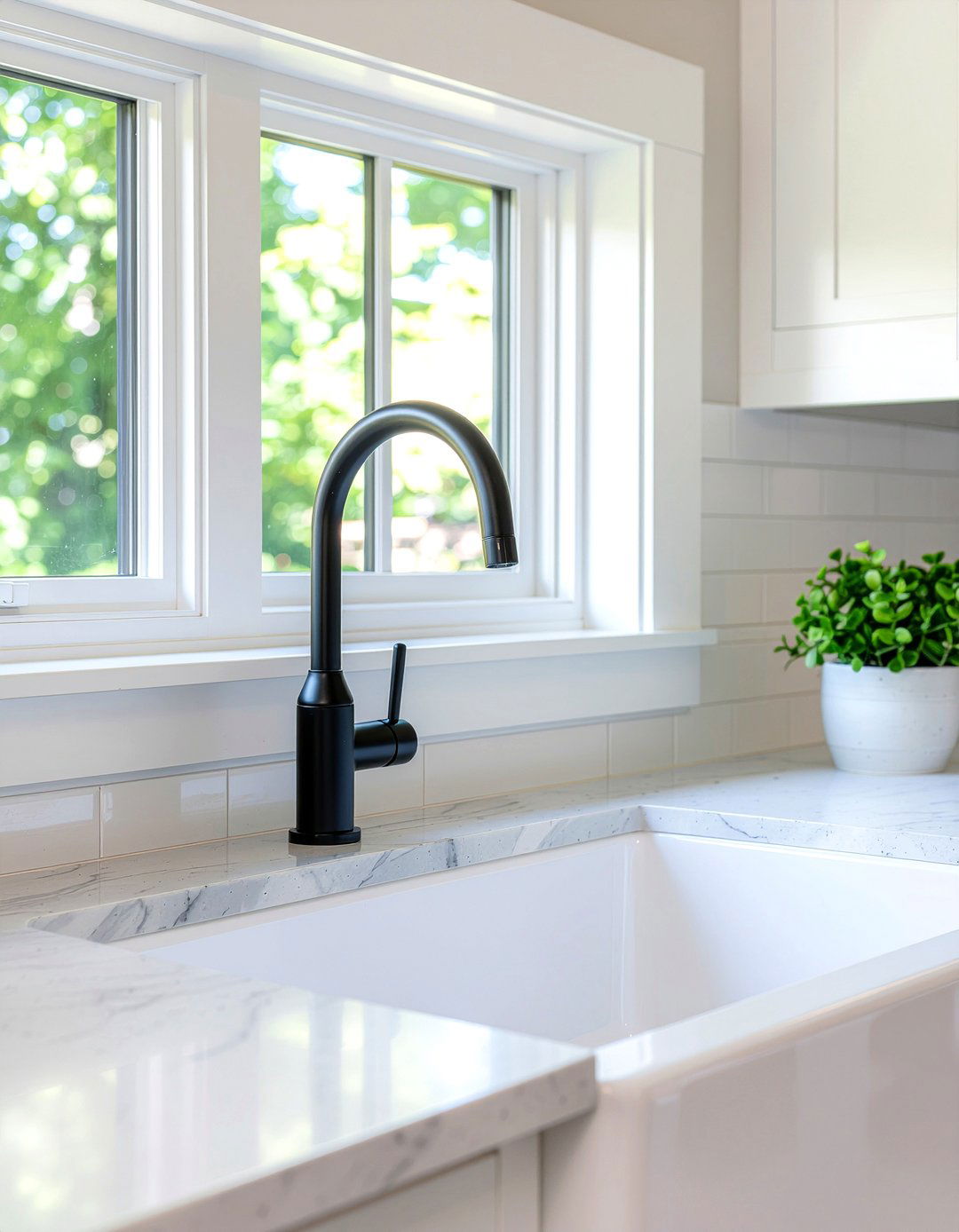 Painted Faucet - 30 affordable kitchen ideas