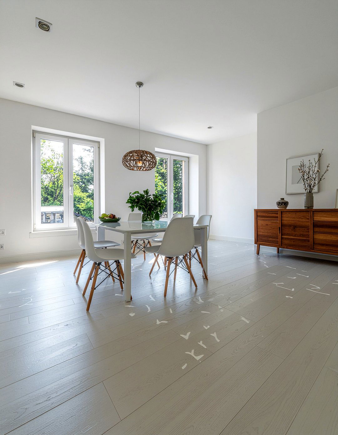 Painted Floor For Dining Room - 30 dining room on a budget ideas