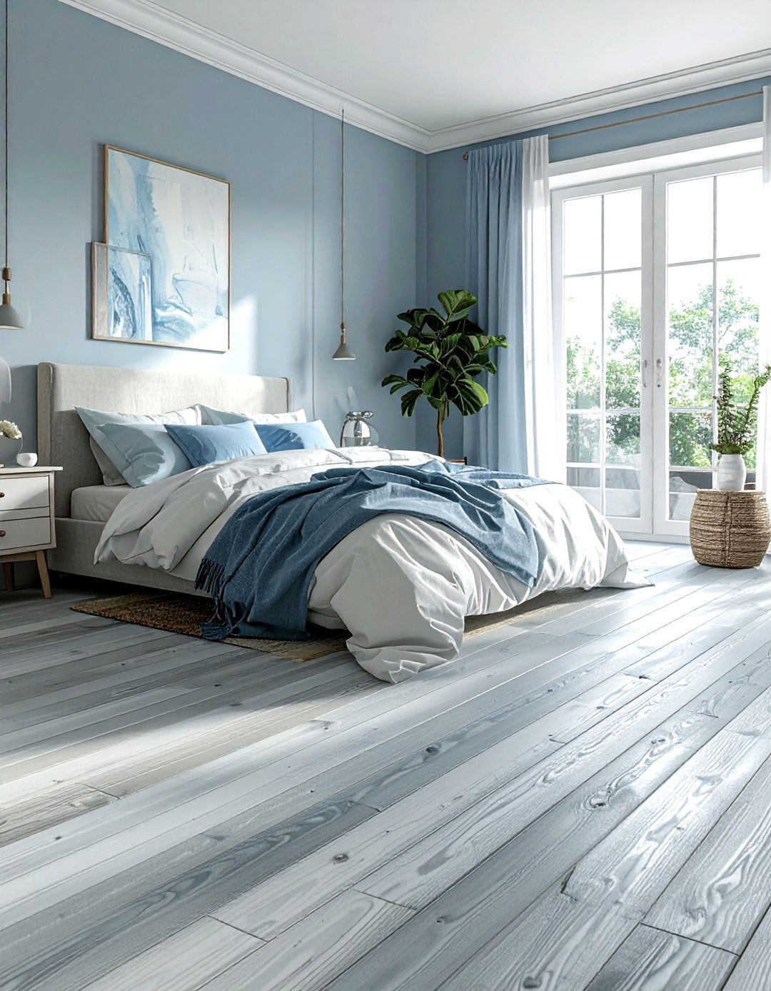 Painted Floorboards Bedroom - 30 old house bedroom ideas