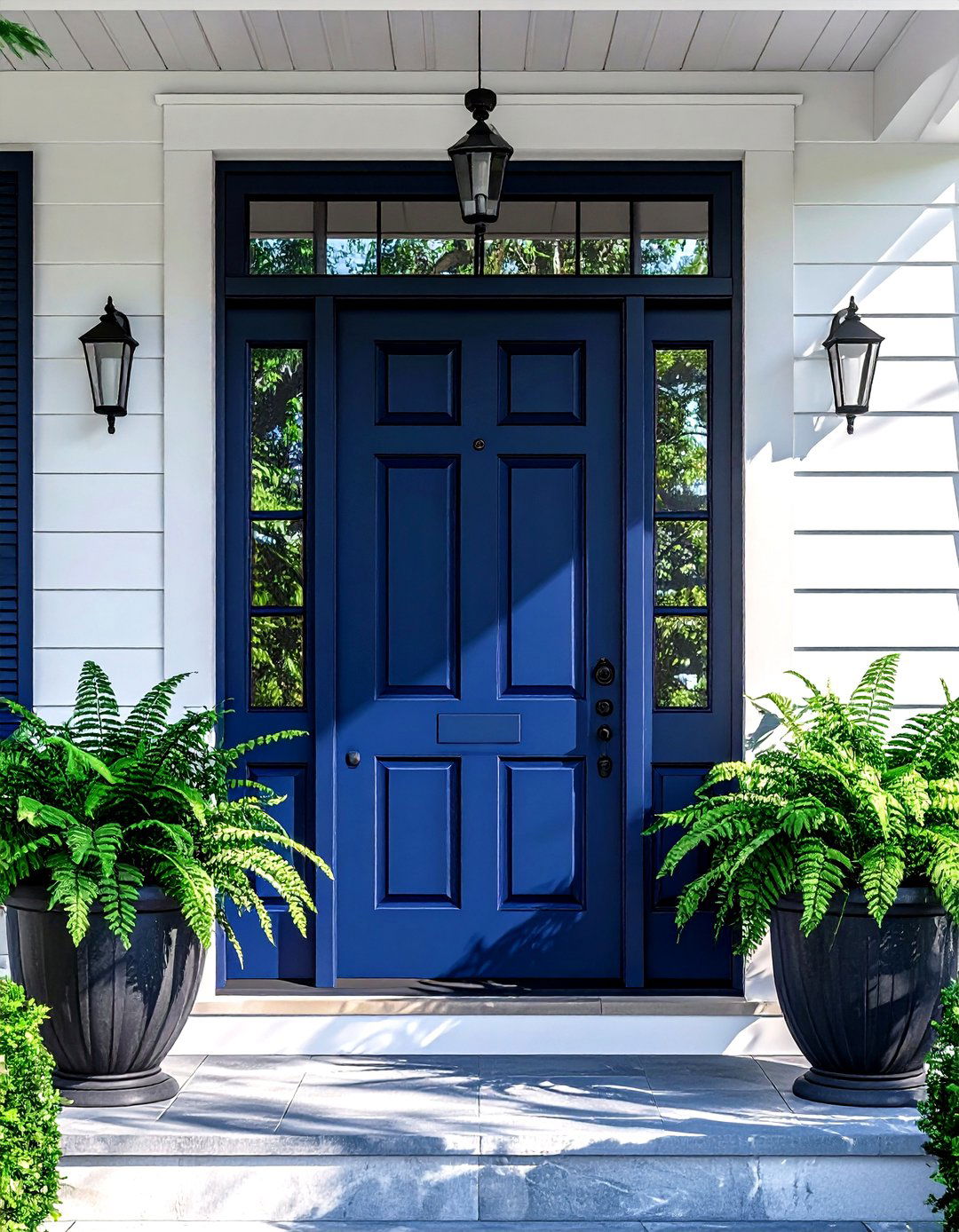 Painted Front Door - 30 cheap decor ideas