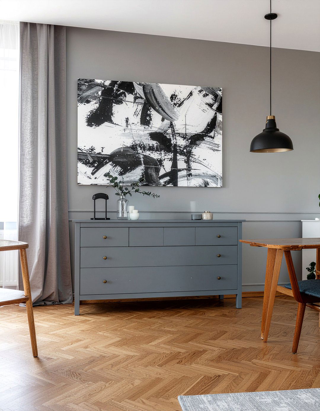 Painted Furniture Makeover - 30 budget dining room ideas