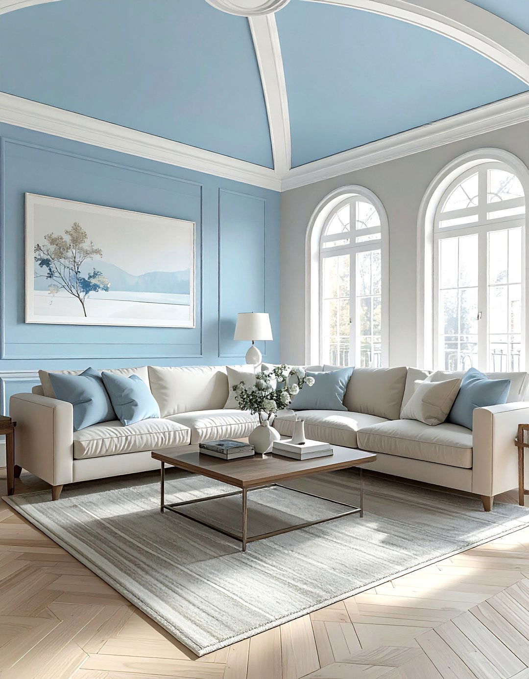 Painted Groin Vault - 30 living room groin vault ideas