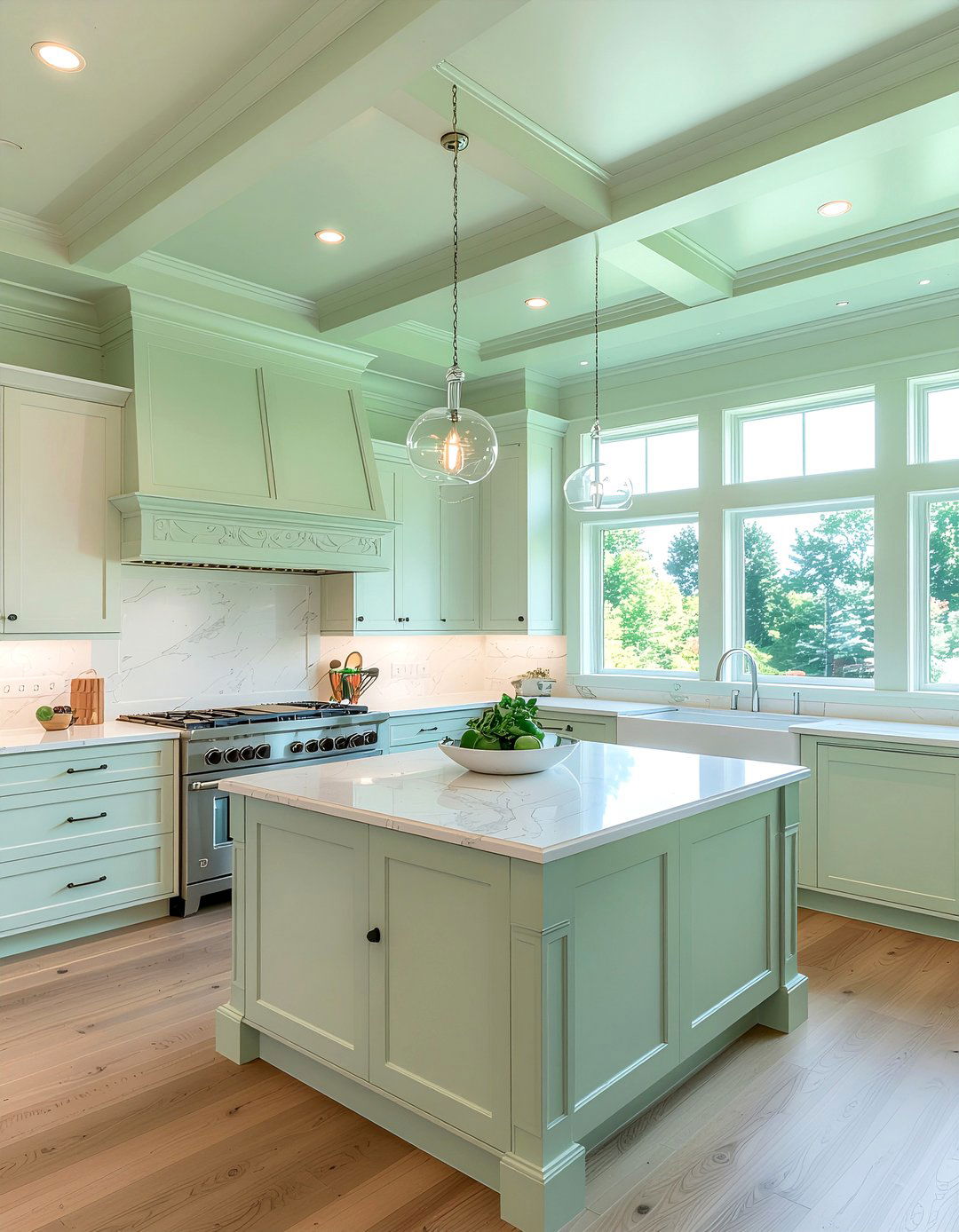 Painted Tin Ceiling - 30 kitchen tin ceiling ideas