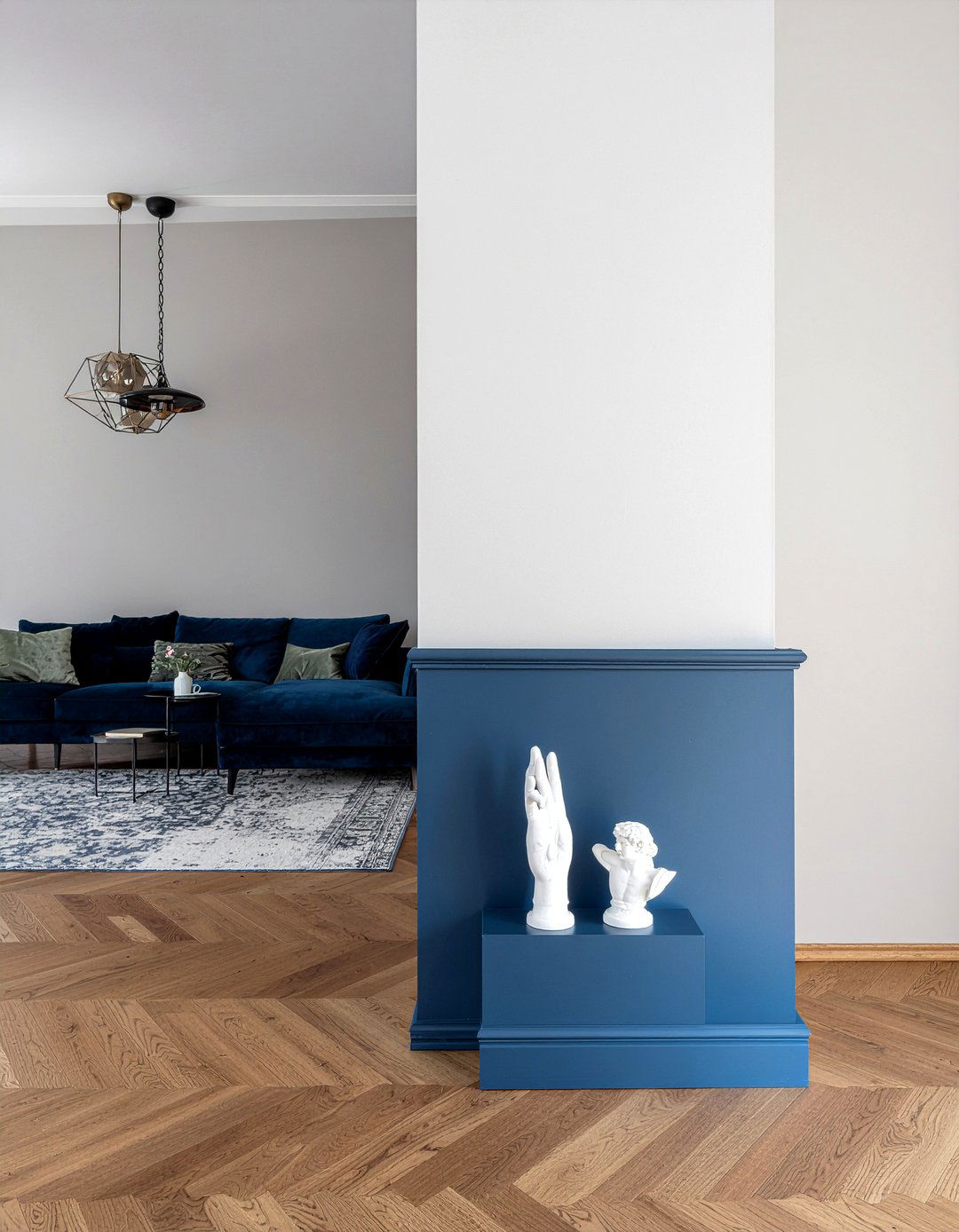 Painted Wall Niche - 30 living room niche ideas