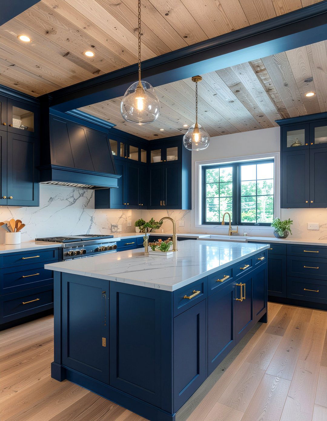 Painted Wood Ceiling Kitchen - 30 kitchen wood ceiling ideas