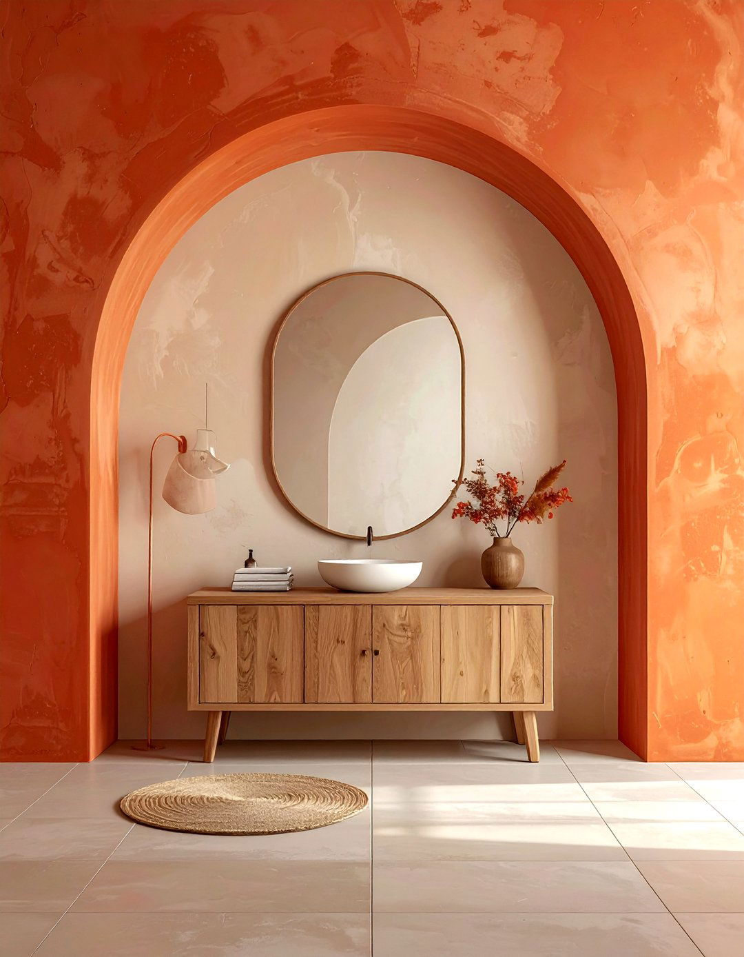 Painted arch - 30 statement wall ideas