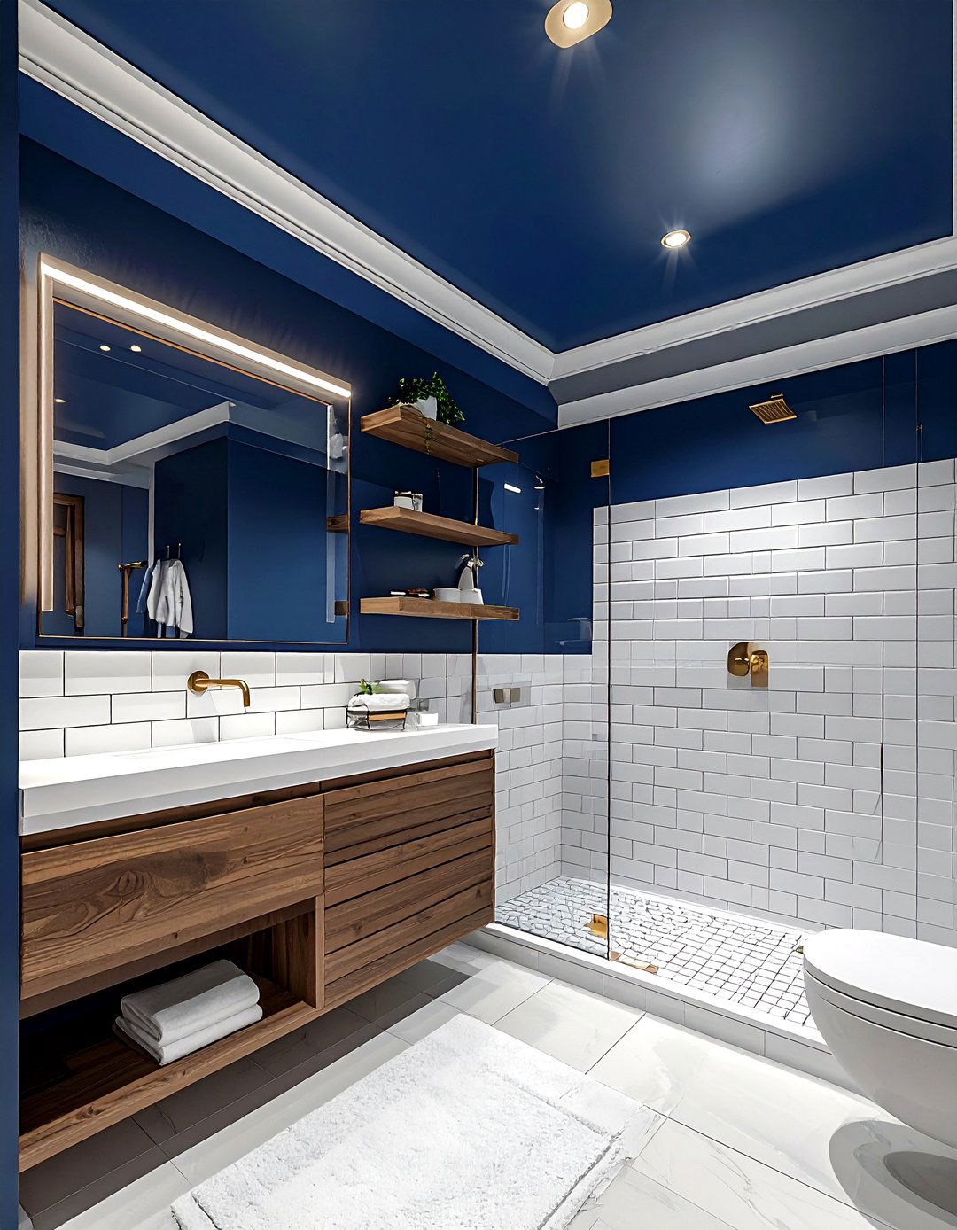 Painted bathroom ceiling - 30 bathroom ceiling design ideas