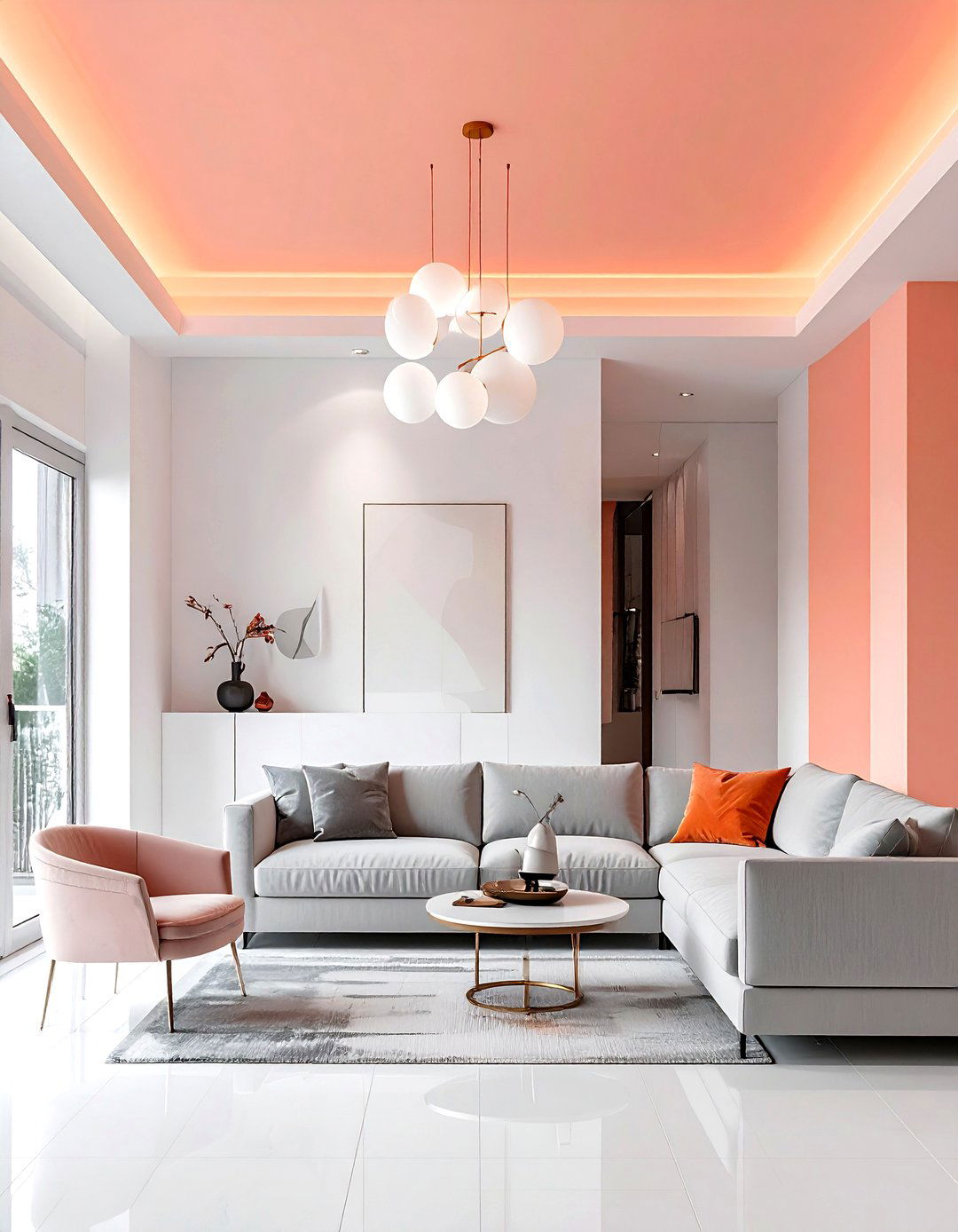 Painted ceiling - 30 colorful home decor ideas