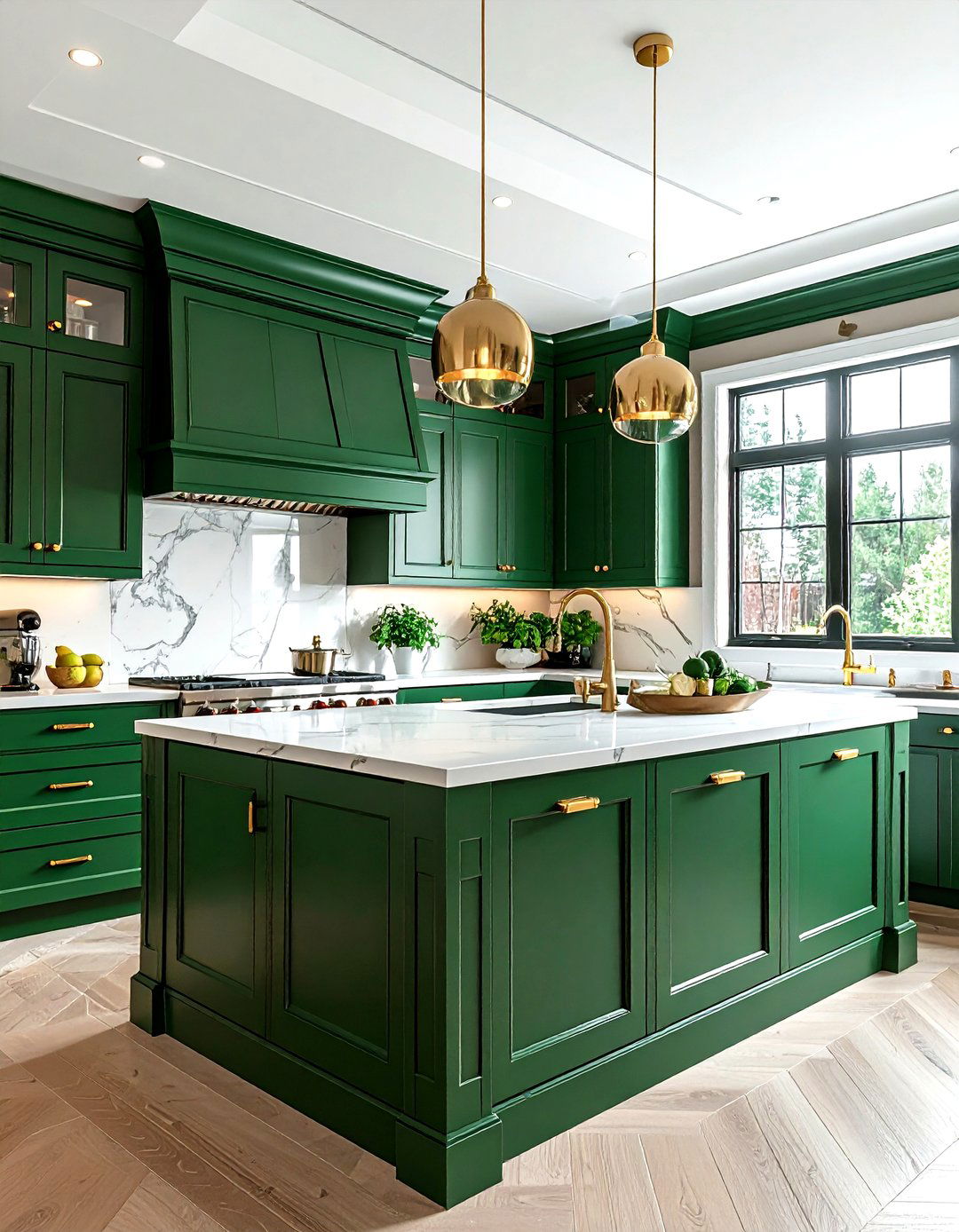 Painted crown molding - 30 kitchen crown molding ideas