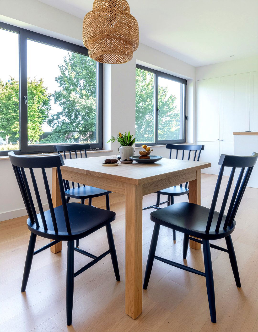 Painted dining chairs - 30 DIY dining room ideas