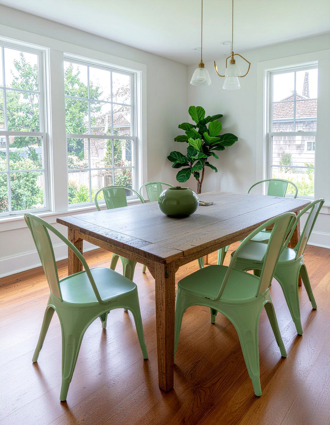 Painted dining room furniture - 30 easy dining room makeover ideas