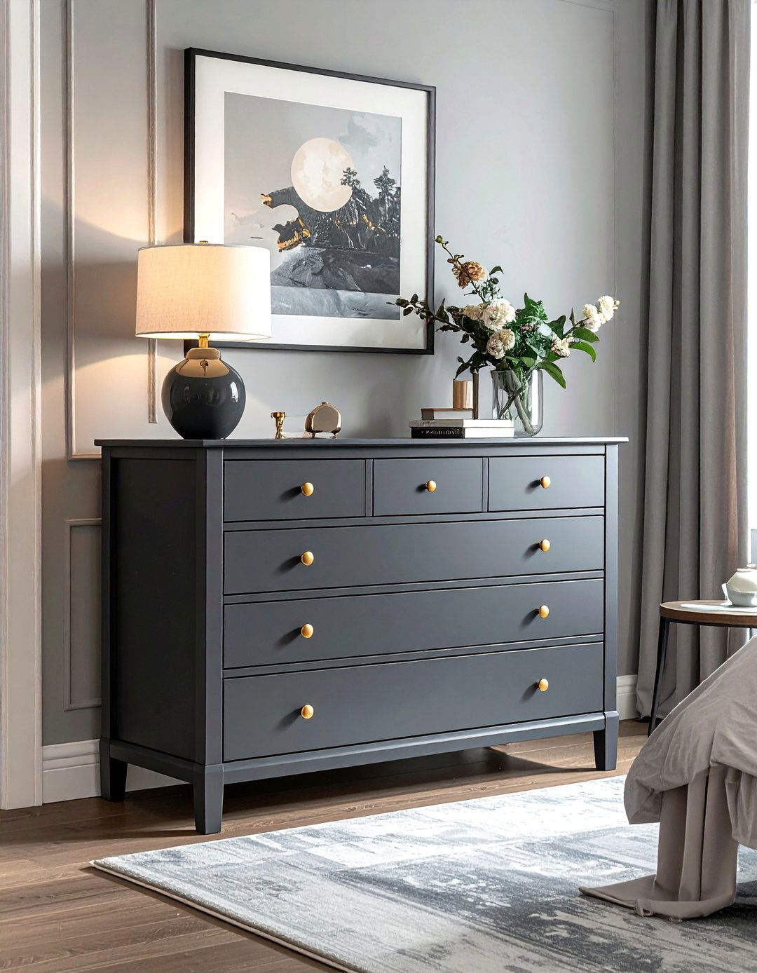 Painted dresser - 30 one-day decor project ideas