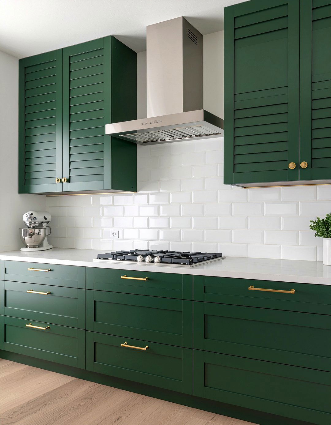 Painted kitchen shutters - 30 kitchen shutter ideas