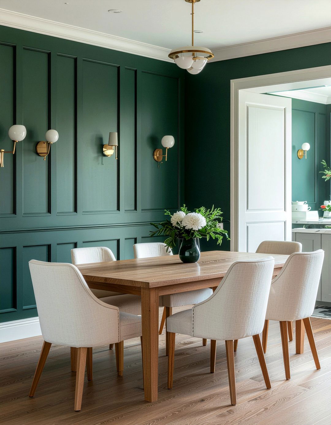 Painted paneling dining room - 30 dining room paneling ideas