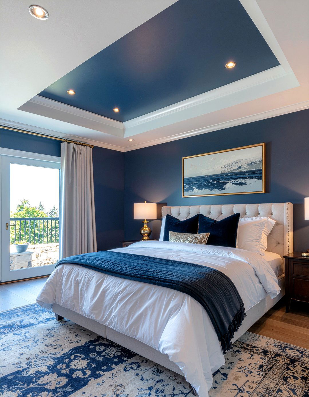 Painted tray ceiling - 30 bedroom tray ceiling ideas