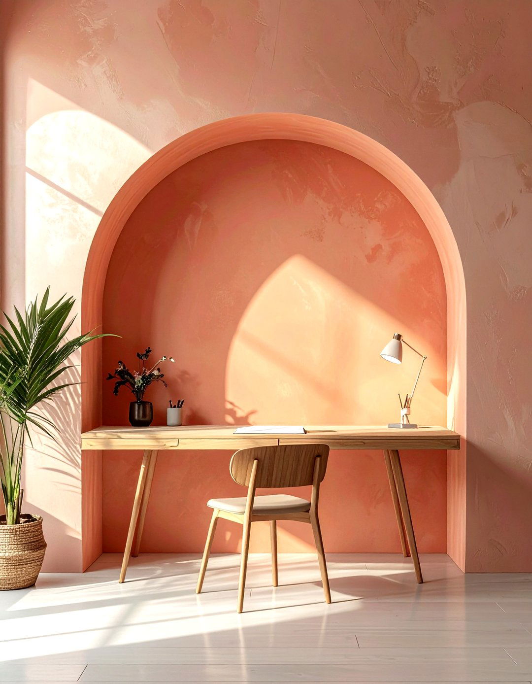 Painted wall arch - 30 decor glow-up ideas