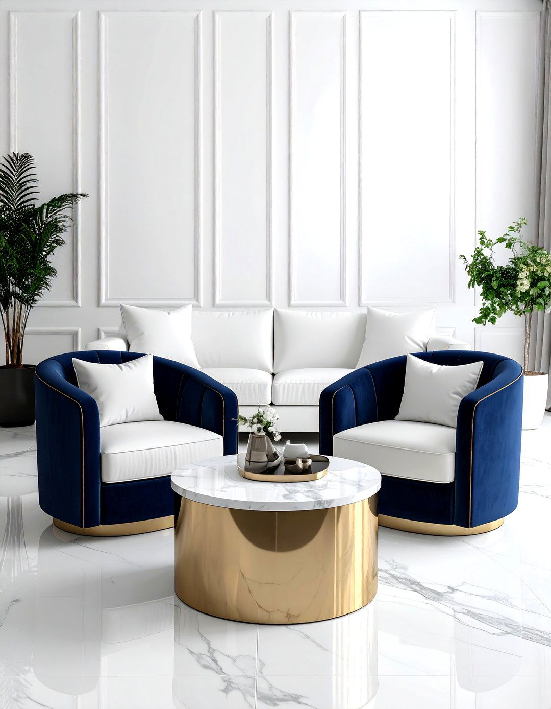 Pair Of Barrel Chairs - 30 living room barrel chair ideas