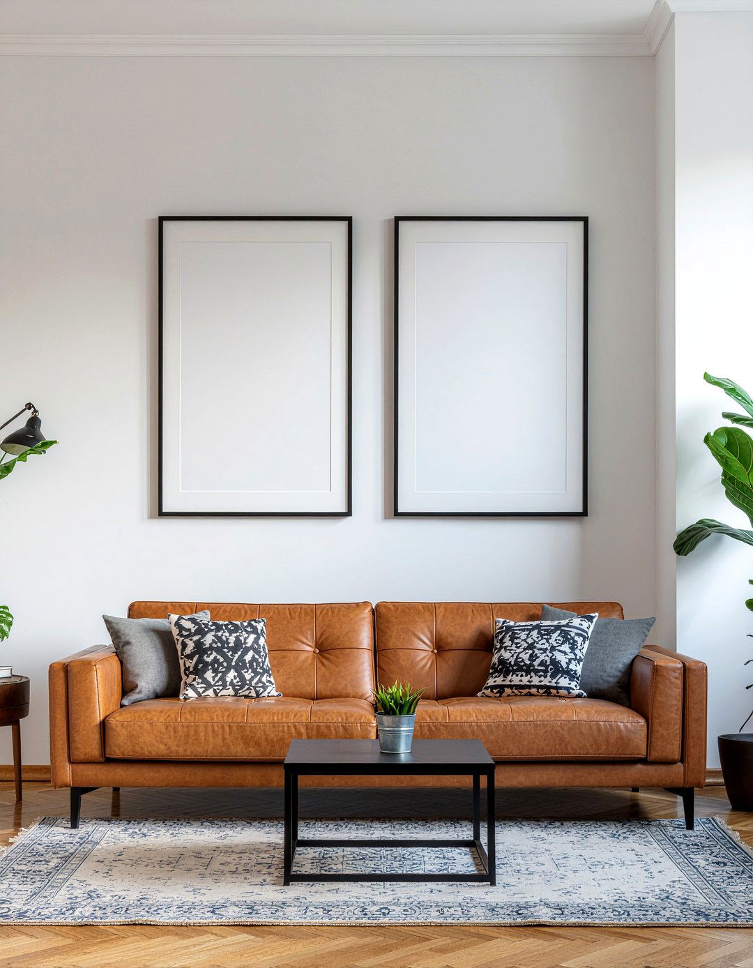 Paired Mirrors On Wall - 30 living room mirror placement ideas