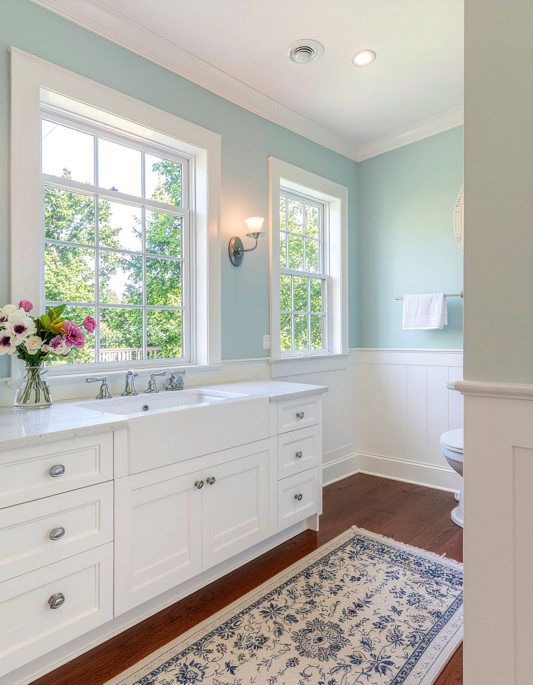 Pale Blue Bathroom - 30 bathroom color ideas