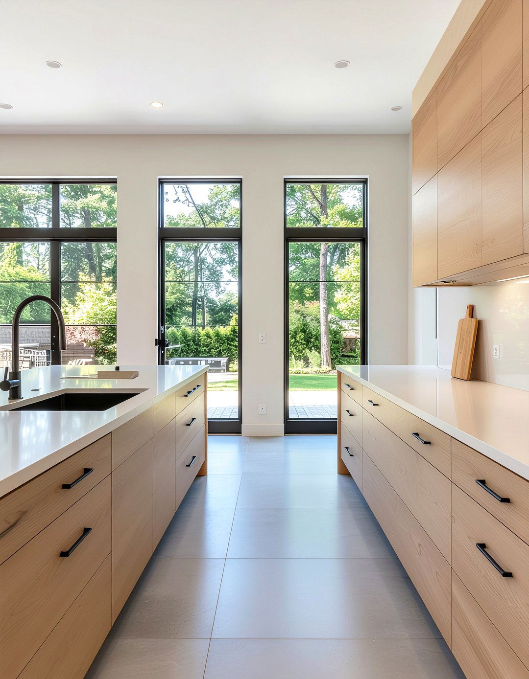 Pale Oak Kitchen Cabinets - 30 light-filled kitchen ideas