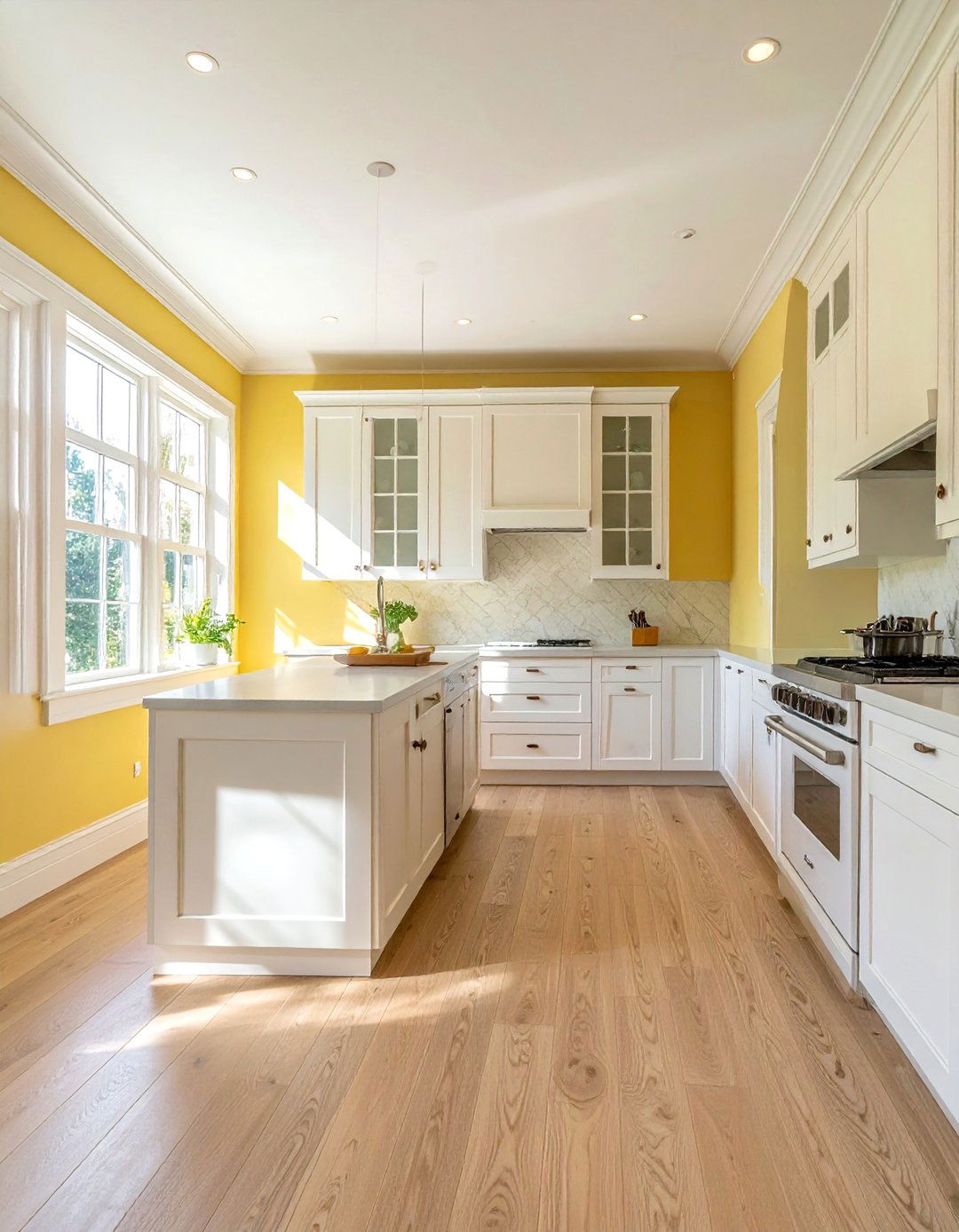 Pale Yellow Kitchen Walls - 30 yellow kitchen ideas