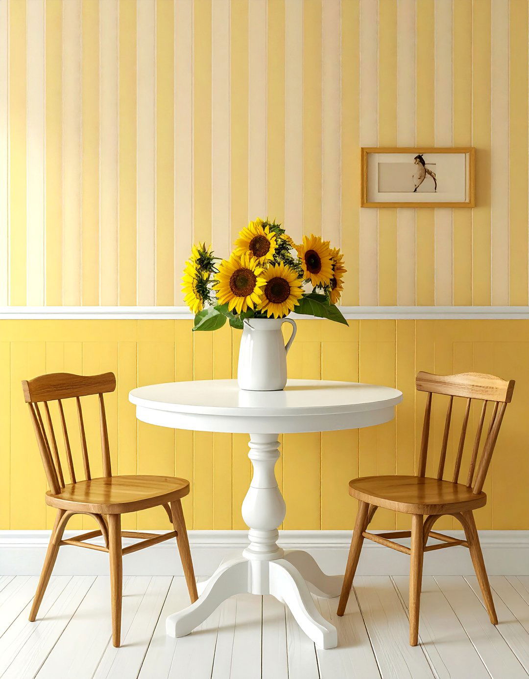 Pale Yellow Pinstripe - 30 subtle wallpaper ideas