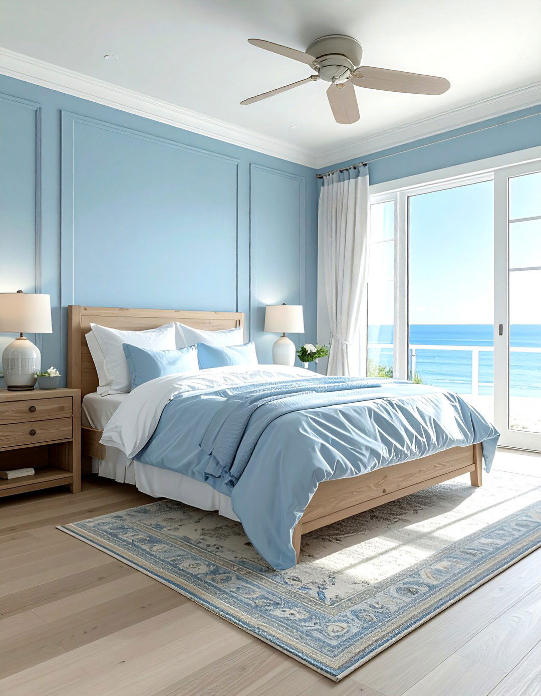 Pale blue bedroom - 30 bright bedroom ideas