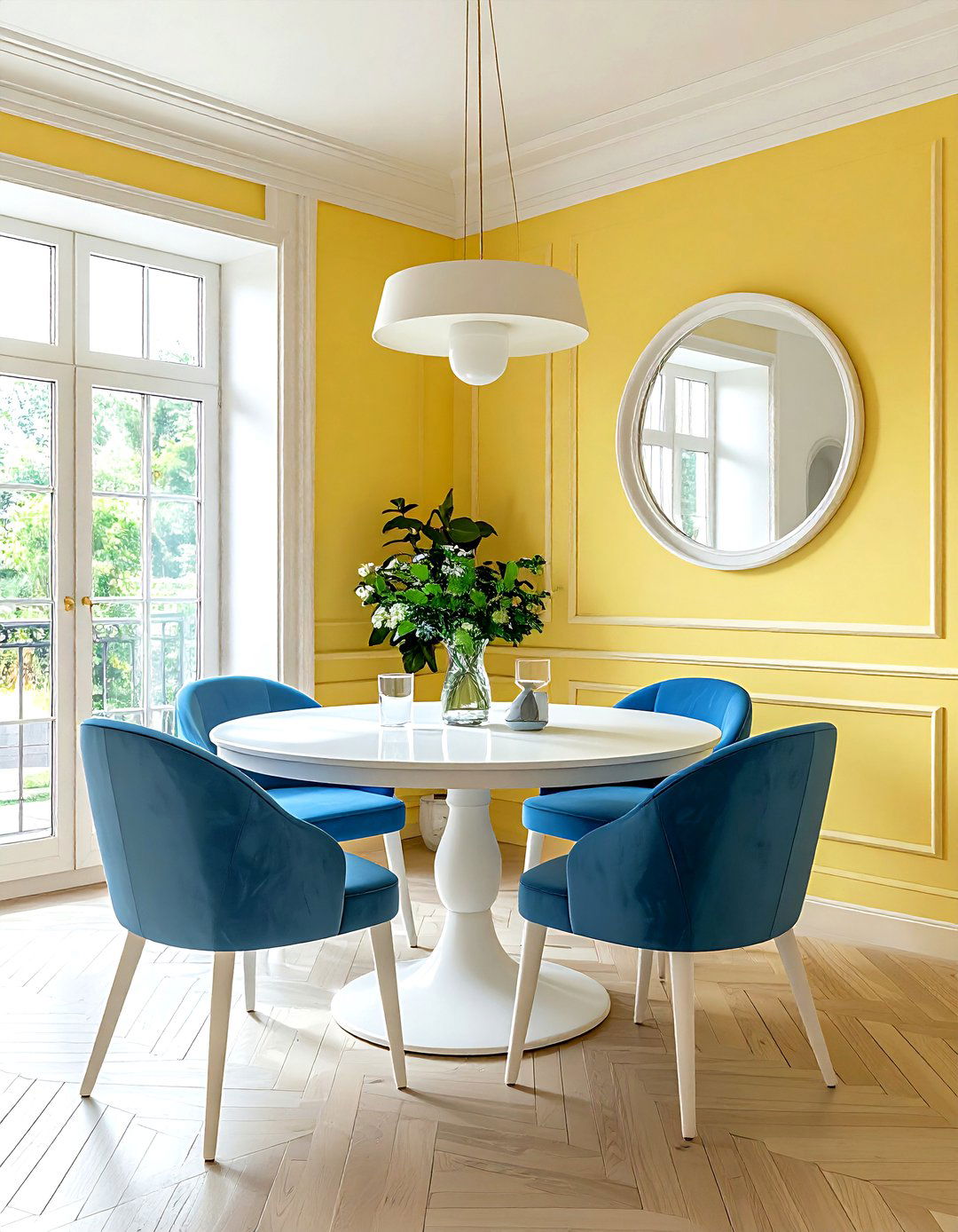Pale yellow dining room - 30 dining room paint colors