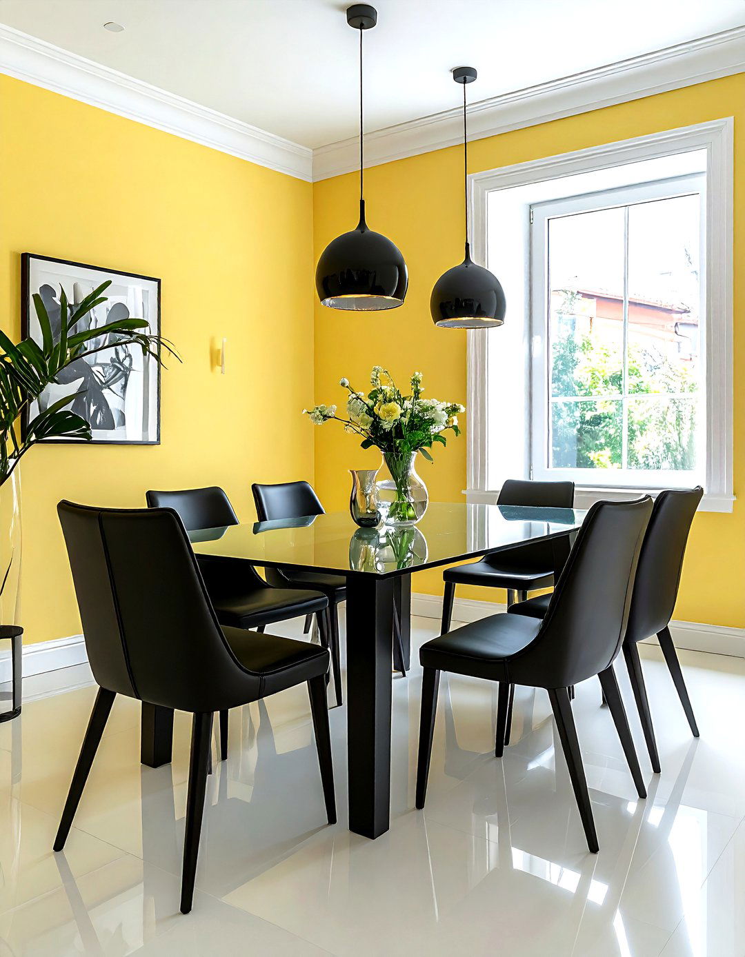Pale yellow dining room - 30 yellow dining room ideas