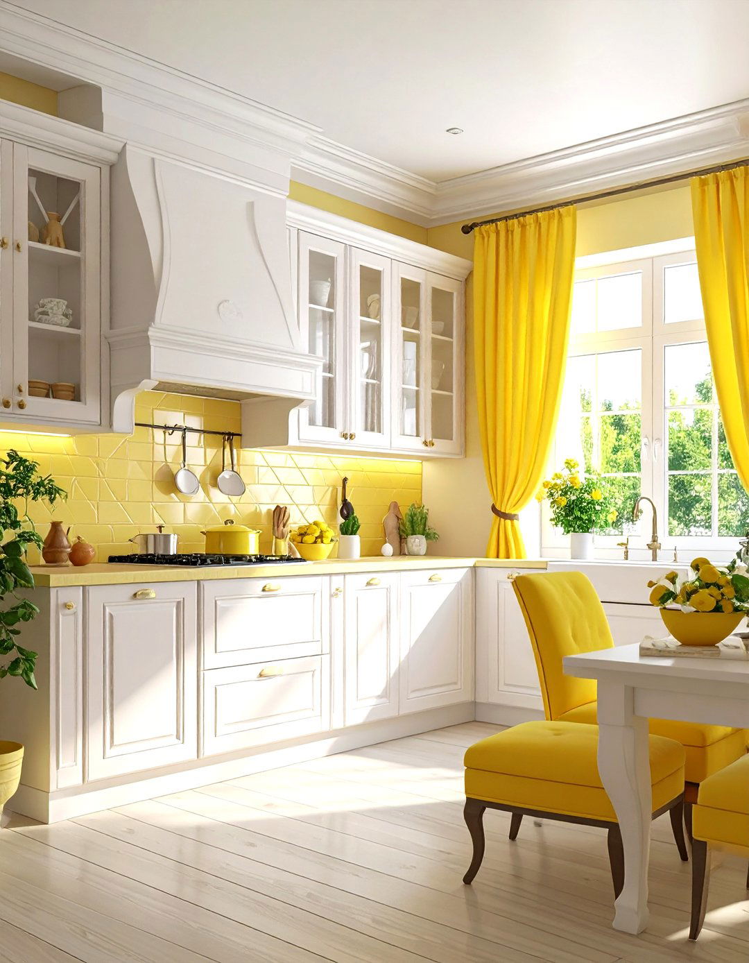 Pale yellow kitchen decor - 30 kitchen color ideas