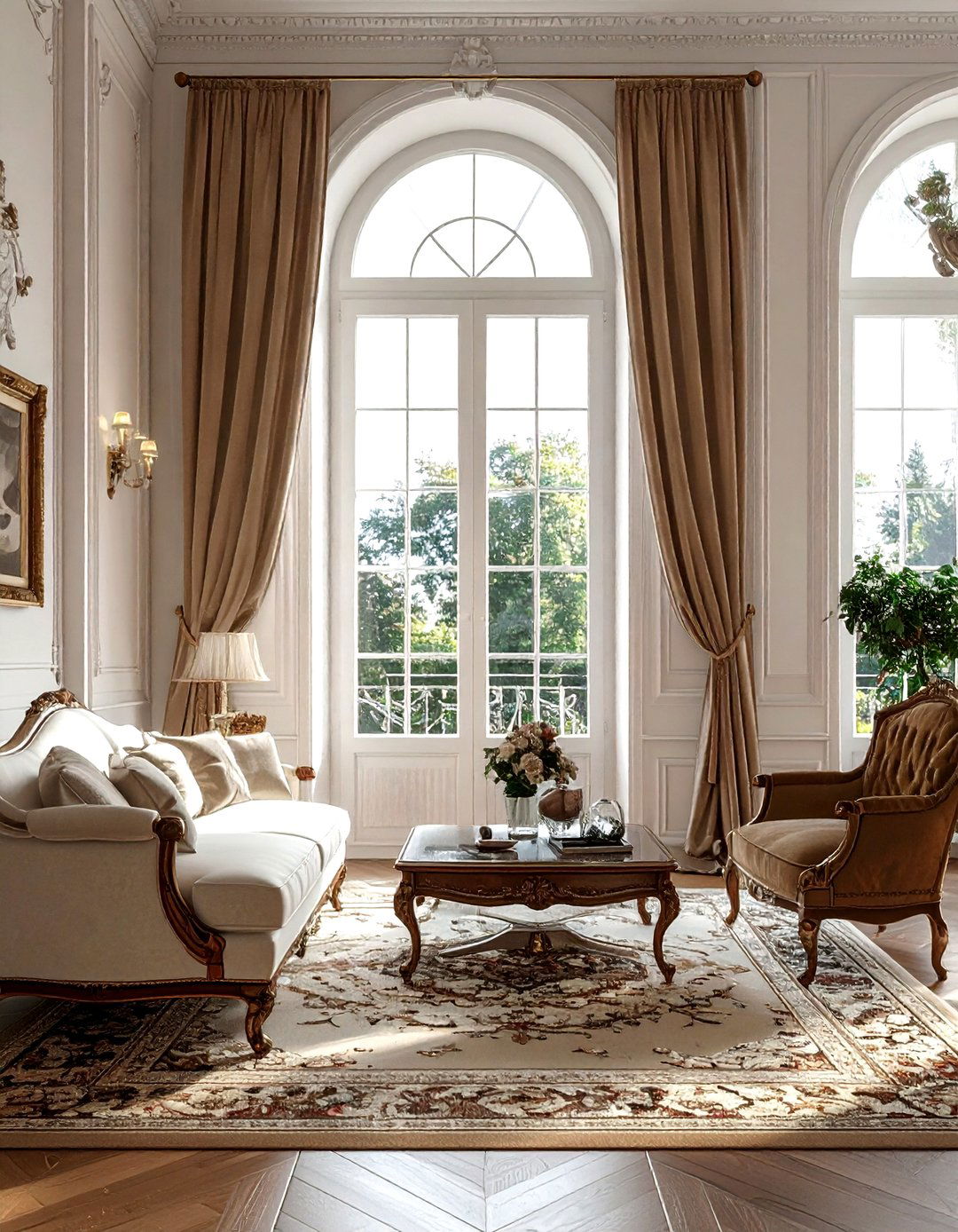 Palladian Window - 30 living room window ideas