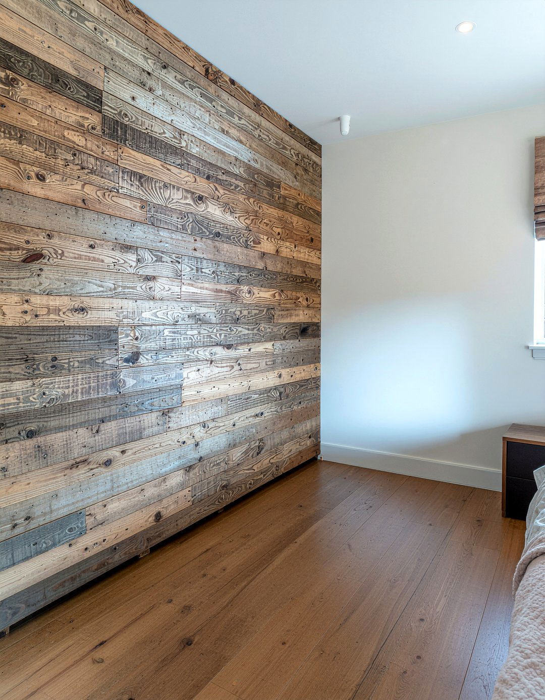 Pallet wood wall - 30 bedroom room dividers