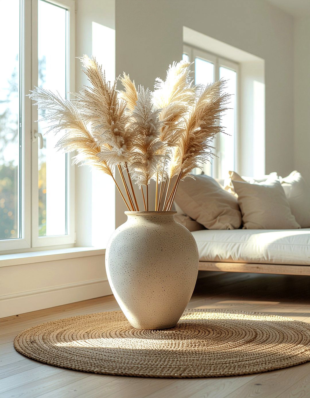 Pampas Grass - 30 natural bedroom ideas