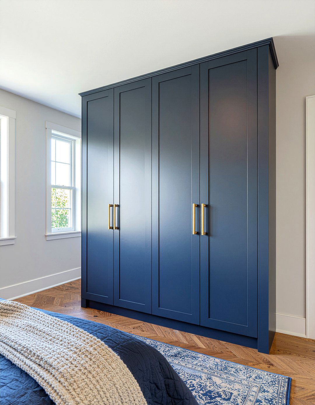 Paneled Wardrobe Doors - 30 bedroom built-in wardrobes