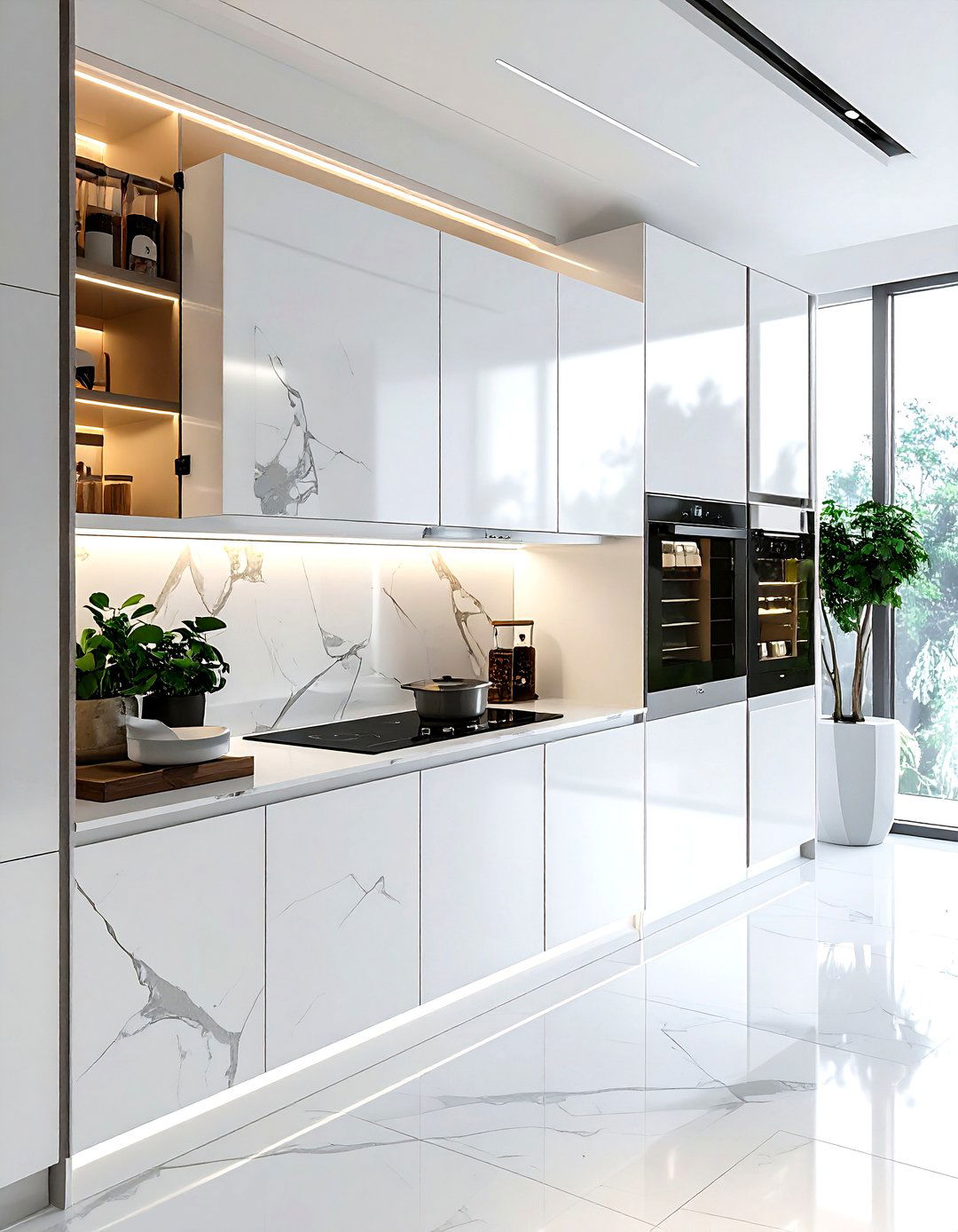 Pantry Behind Backsplash - 30 hidden pantry kitchen ideas