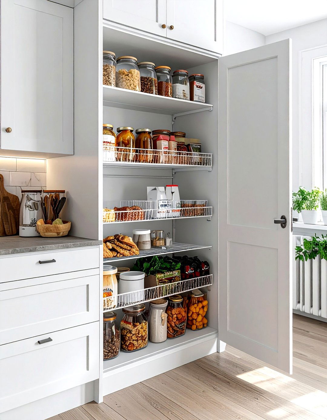 Pantry Door Organizer - 30 kitchen storage ideas