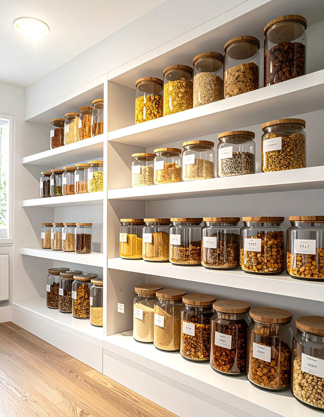 Pantry Glass Jars - 30 decor transformation ideas