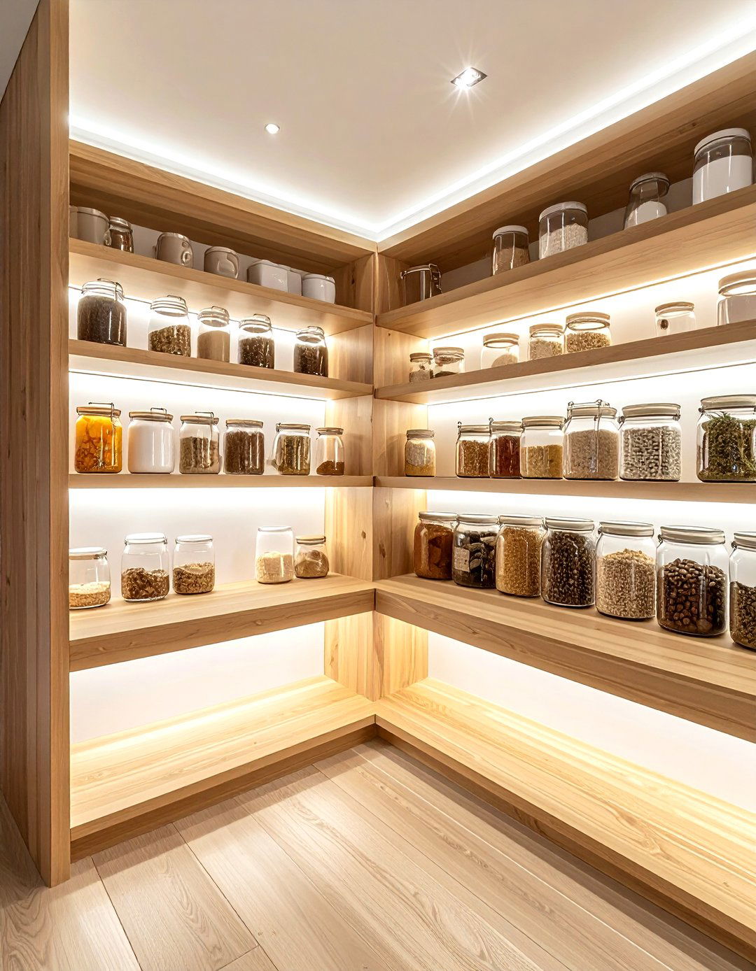 Pantry Lighting - 30 kitchen layered lighting ideas