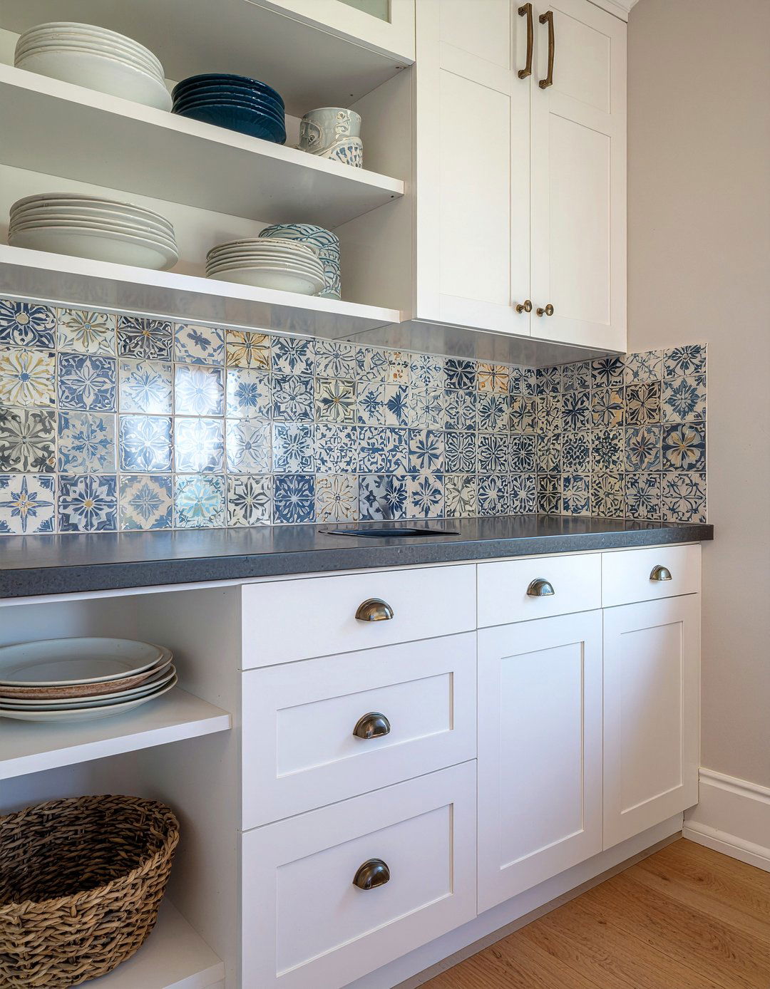 Pantry Tile Backsplash - 30 butler's pantry kitchen ideas