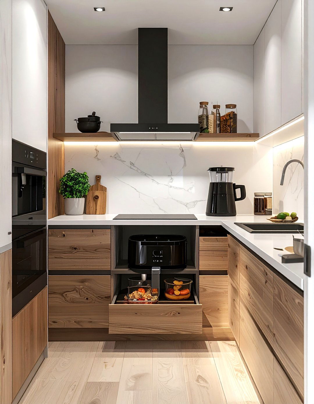 Pantry appliance garage - 30 reach-in pantry kitchen ideas