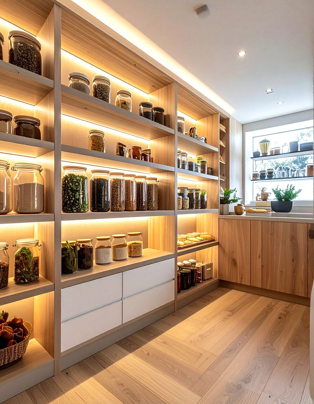 Pantry motion sensor light - 30 kitchen ambient lighting ideas