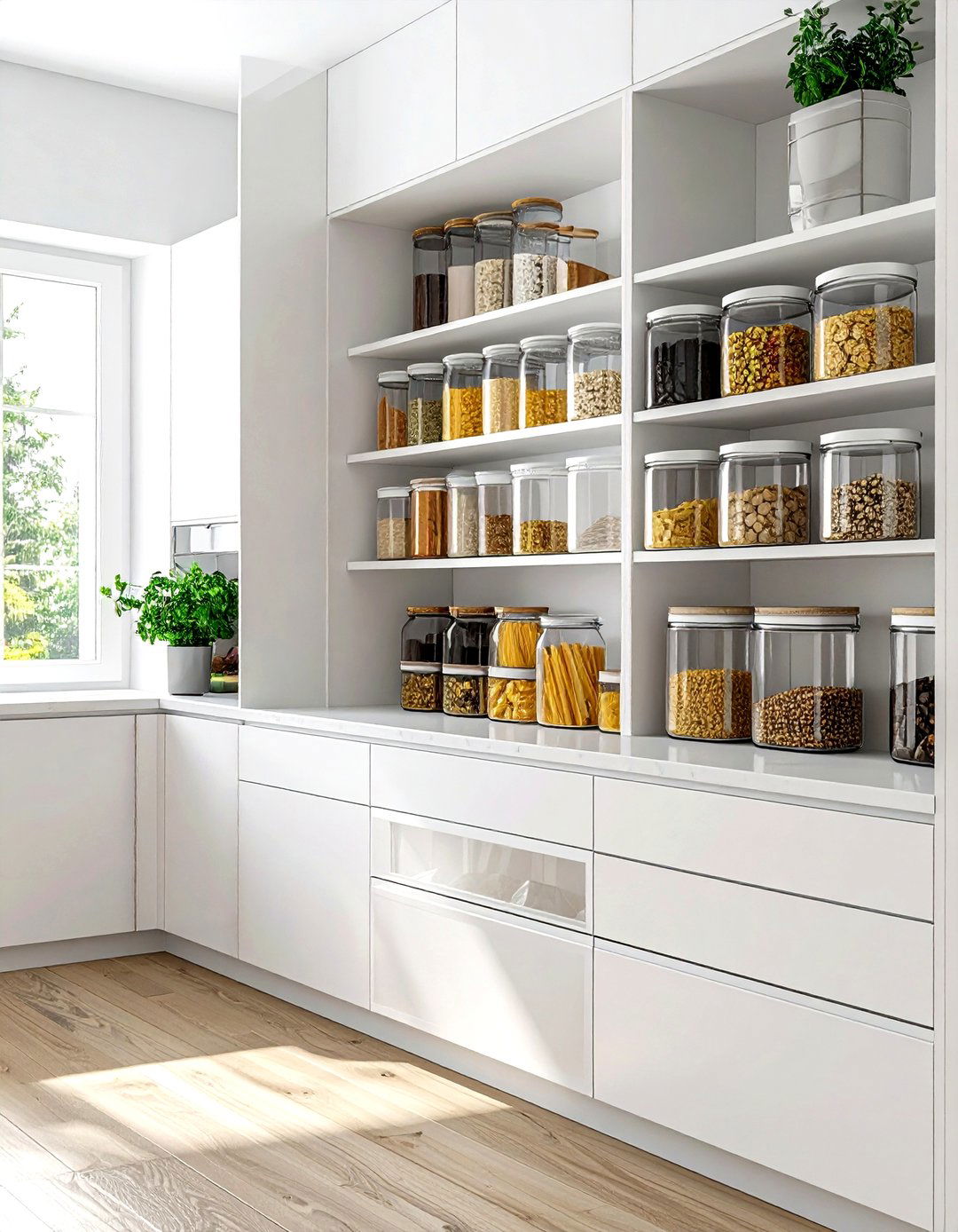 Pantry organization bins - 30 kitchen on a budget ideas