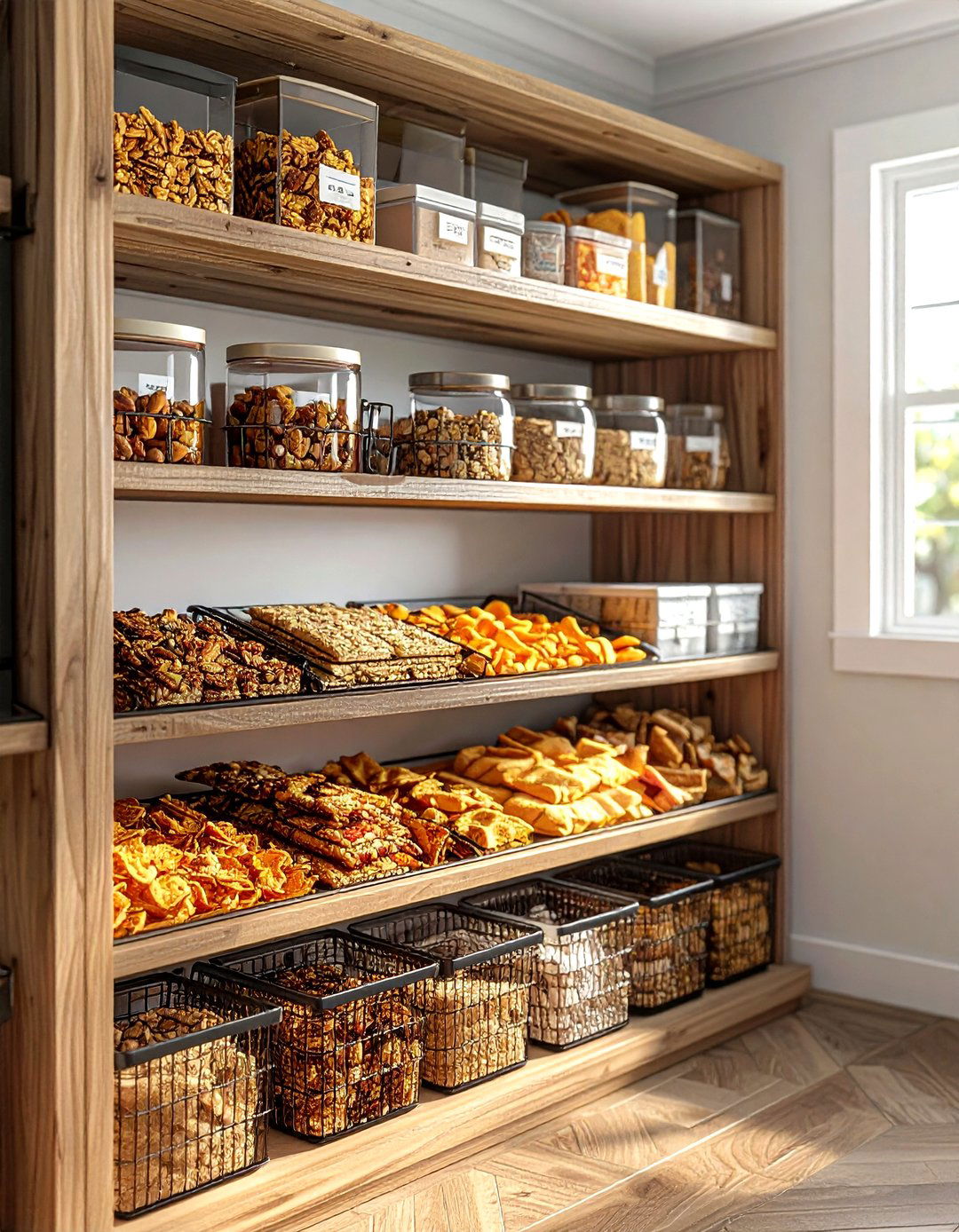 Pantry snack basket - 30 wire basket ideas